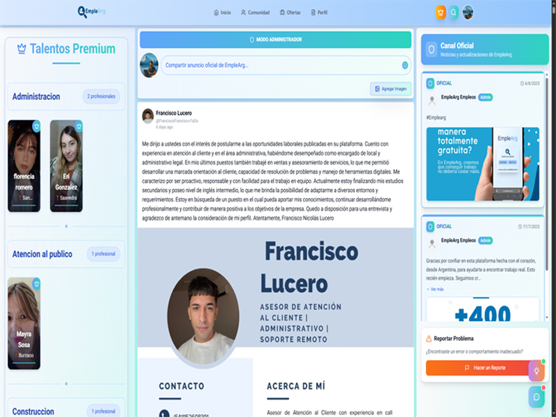 Screenshot of emplearg.com