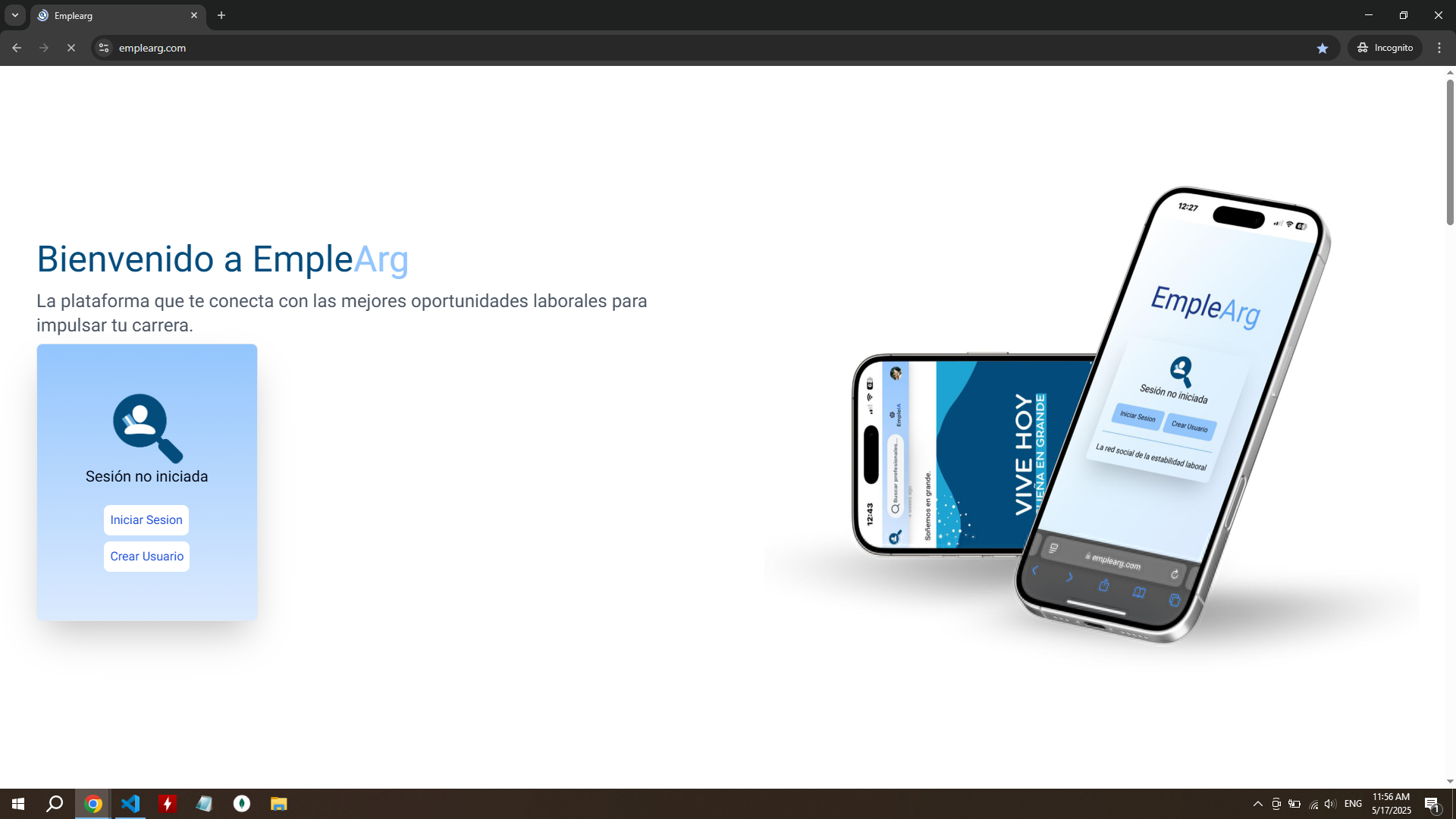 Screenshot of emplearg.com